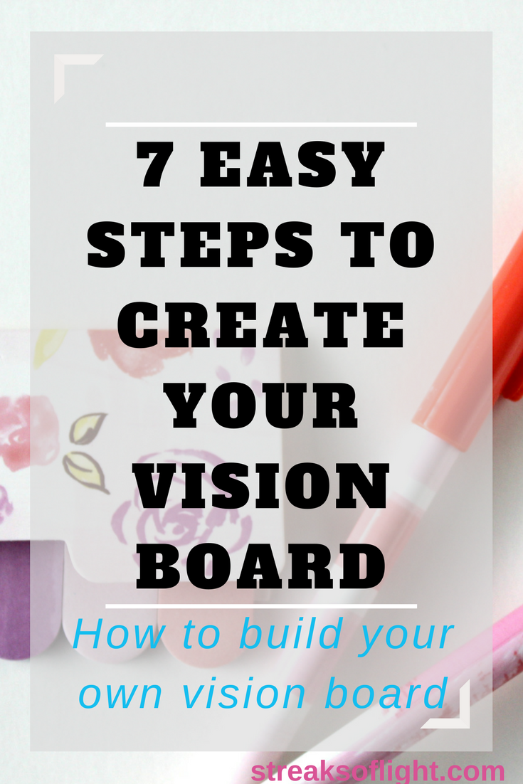 How to build a vision board- 7 easy steps to create your vision board ...