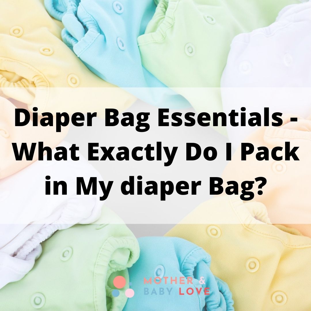 Diaper bag essentials graphic